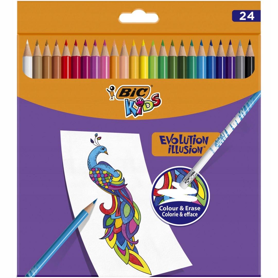 Олівці BIC Kids Evolution Illusion 24 шт. - фото 2