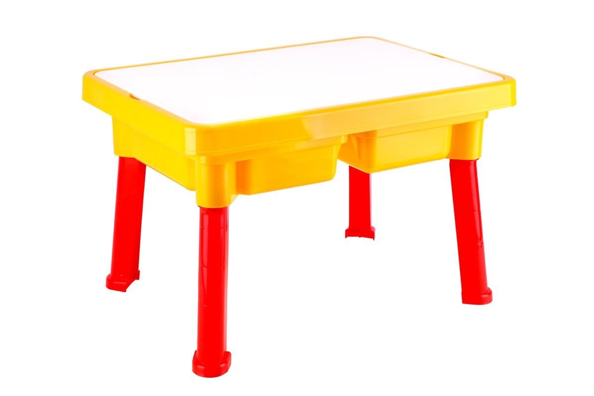 Детский игровой столик ТехноК Play Table для игр/занятий/обучения/рисования с контейнером для хранения игрушек Желтый (8126) Детский игровой столик ТехноК Play Table для игр/занятий/обучения/рисования с контейнером для хранения игрушек Желтый (8126)