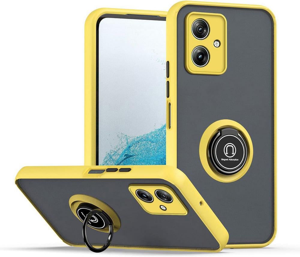 Защитный чехол MatteLuxe Motorola G54 (с кольцом) Yellow (38252-0A)