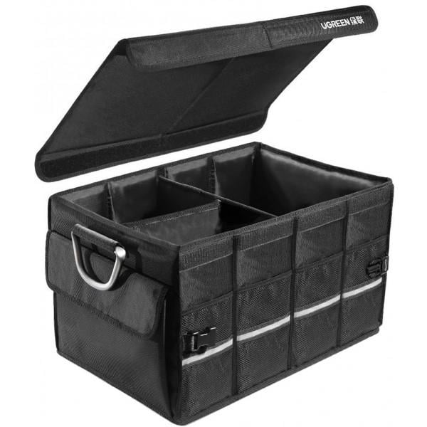 Автомобильный органайзер в багажник UGREEN LP256 Foldable Multifunctional Car Trunk 55L 52x35x30 см Black (80710)