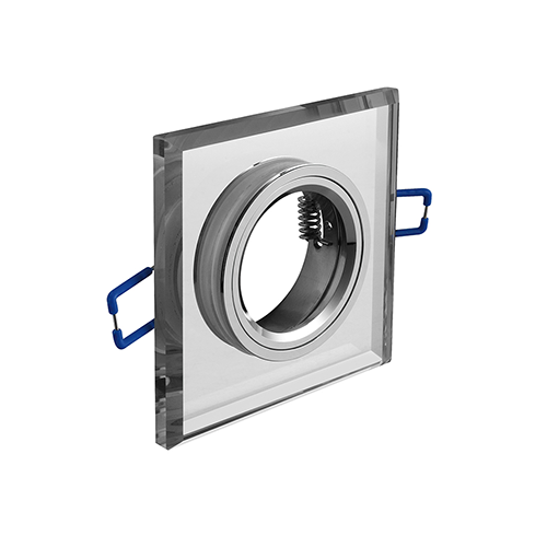 Светильник точечный GTV Brillante OP-OPRKWT-10 квадратный стеклянный White (1309677074)