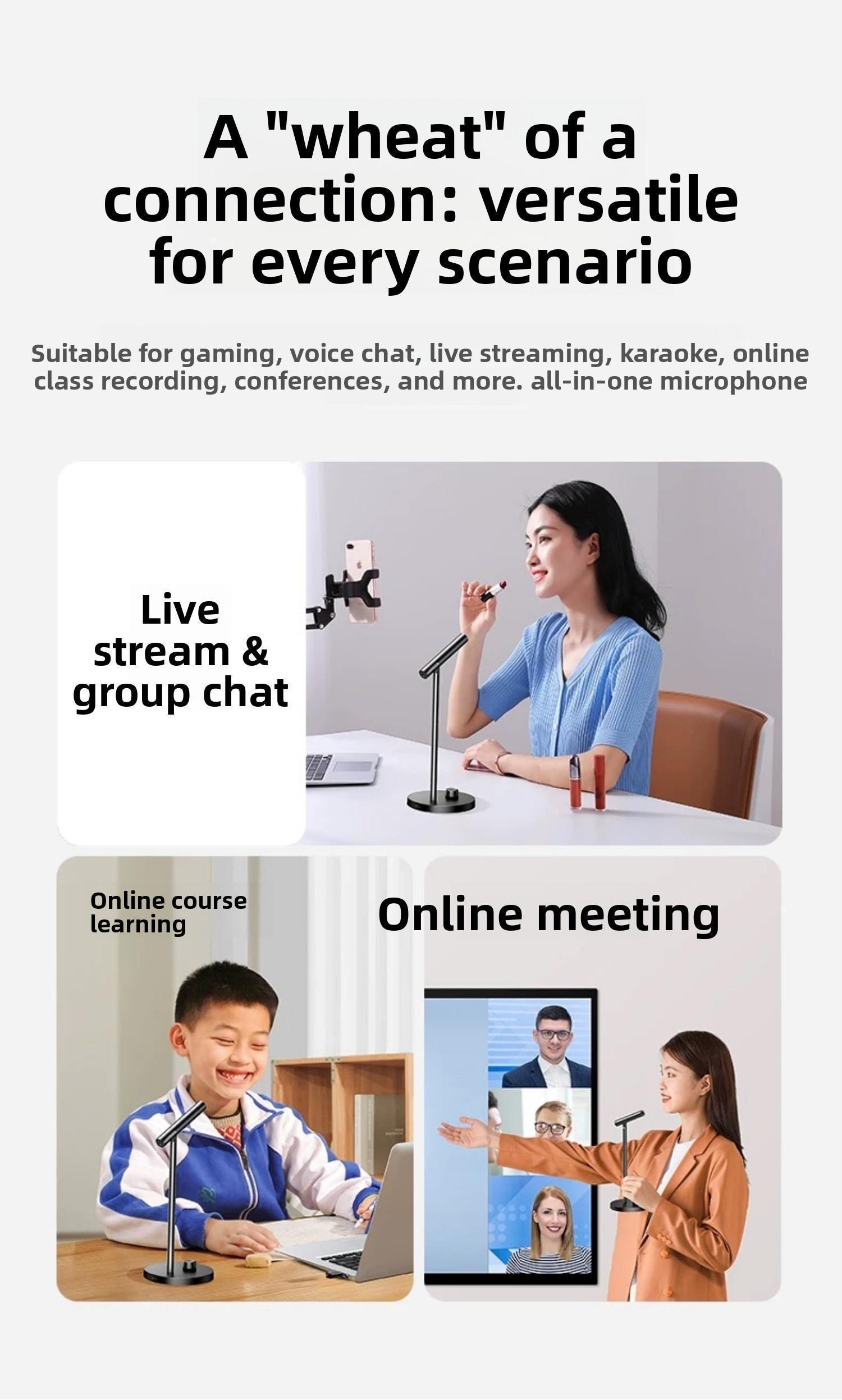 Мікрофон настільний Ugreen 2.4G 360° 8 годин (35344) - фото 5