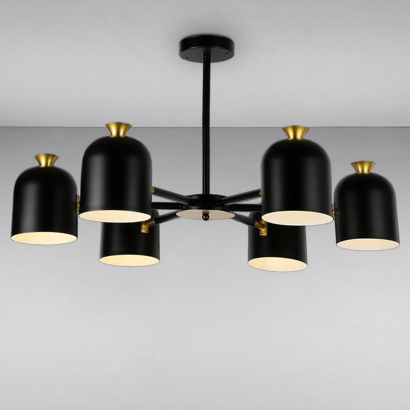 Люстра підвісна Light House LS-13107-6 Чорний (16962)