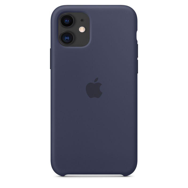 Силіконовий чохол накладка Apple Silicone Case for iPhone 11, Midnight Blue (HC) (A) - фото 8