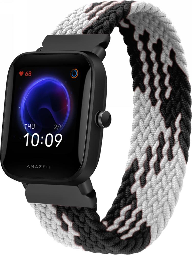 Ремінець Solo Loop Multi для Amazfit Bip U (135 мм) Black White (25175-1E)
