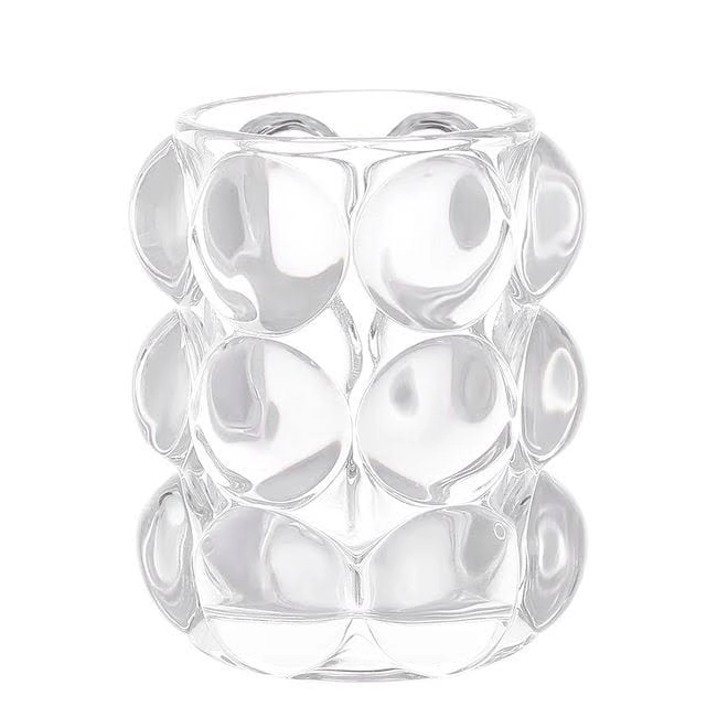 Подсвечник стеклянный Bauble 10 см 591-385 Прозрачный (32996)