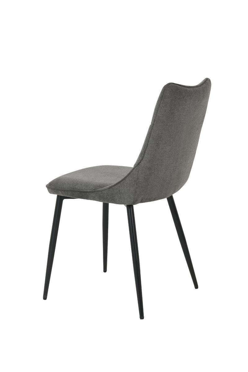 Стілець тканинний для вітальні Intarsio JUSTIN Темно-сірий - фото 5 Стілець тканинний для вітальні Intarsio JUSTIN Темно-сірий - фото 5