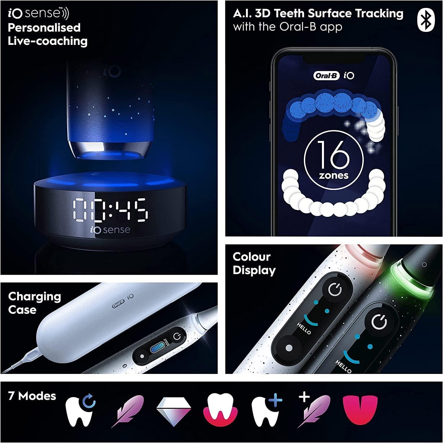 Щітка зубна електрична Oral-B iO Series 10 Cosmic Black - фото 10