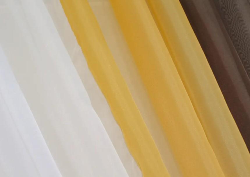 шторы с подвязками шифон 300х170 см Венге/Янтарый/Молочный (054к) - фото 4 шторы с подвязками шифон 300х170 см Венге/Янтарый/Молочный (054к) - фото 4