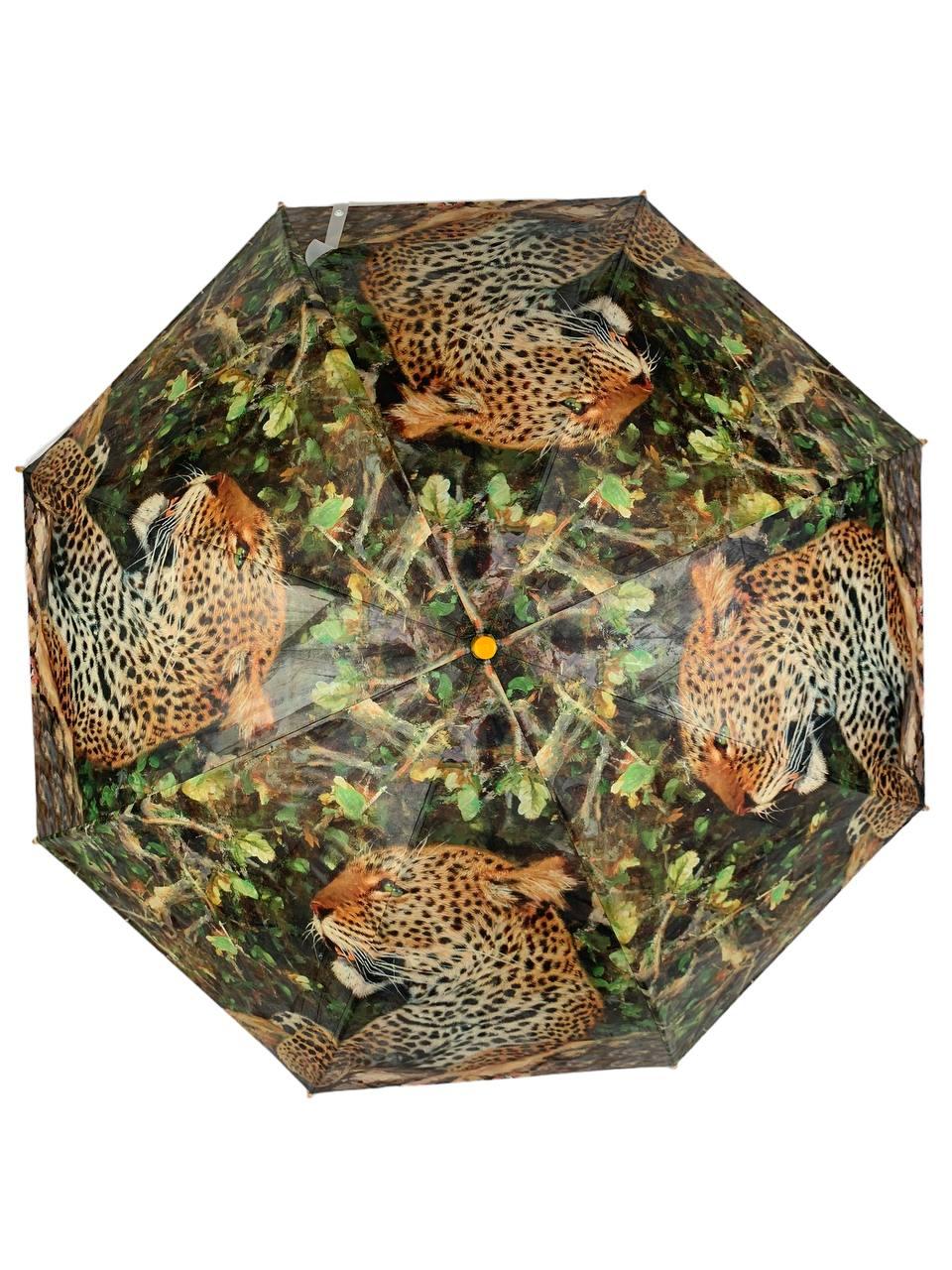 Парасоля-тростина жіноча Swifts з леопардом напівавтомат Жовтий (0335-1) - фото 3 Парасоля-тростина жіноча Swifts з леопардом напівавтомат Жовтий (0335-1) - фото 3