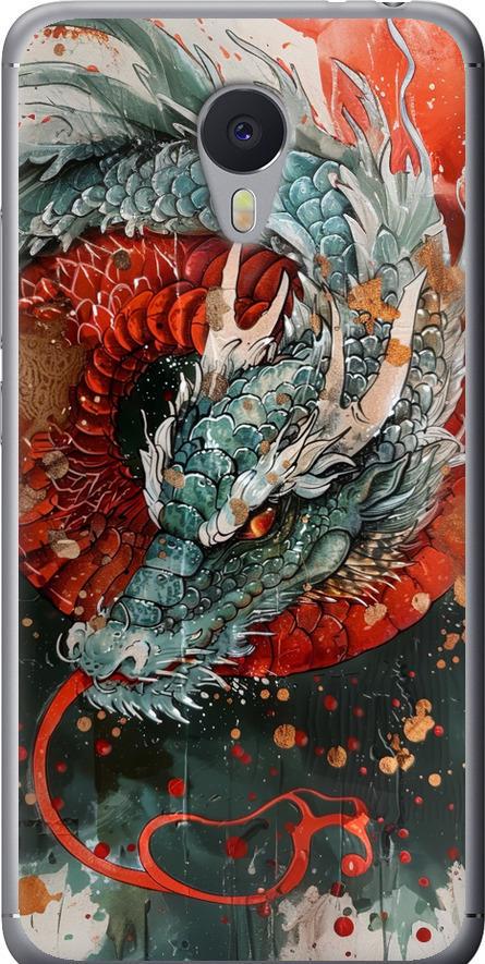Чехол на Meizu M3 Note Стихия огня (6101u-256-42517)