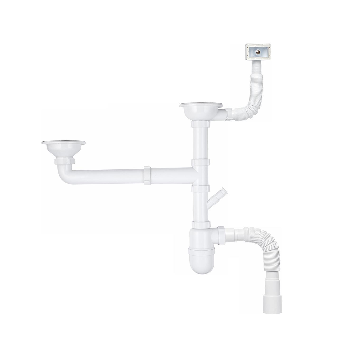 Сифон для кухонной мойки KronoPlast SY65720343 (370552)