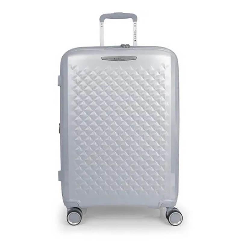 Чемодан на 4-х колесах Gabol Queens M 72/80 л Plata (931361) - фото 1