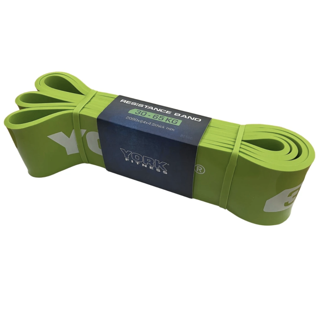 Резинка для фітнесу York 2080x65x4,5 мм 30-65 кг Салатовий (3547) - фото 4 Резинка для фітнесу York 2080x65x4,5 мм 30-65 кг Салатовий (3547) - фото 4