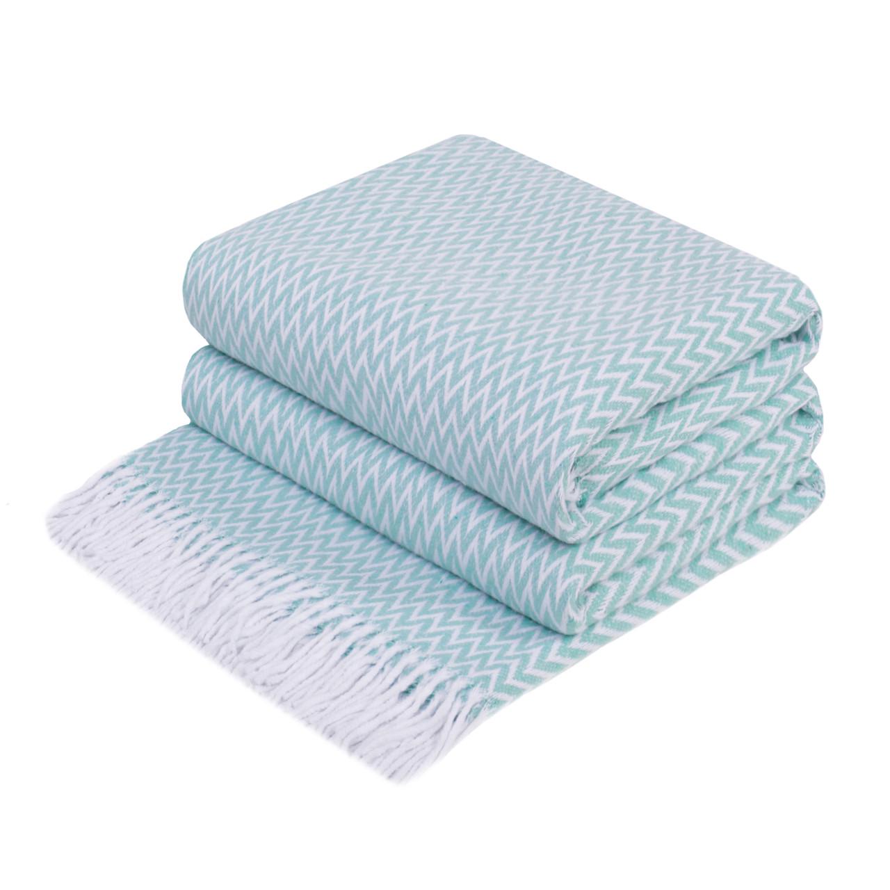 Плед хлопковый Love You Зигзаг 140x200 см (4104)