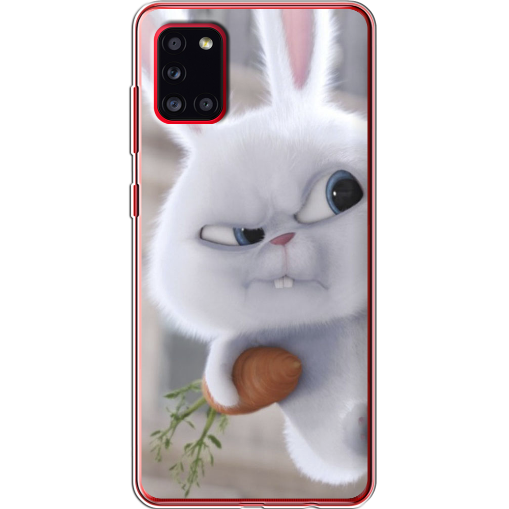 Чехол Boxface Samsung A315 Galaxy A31 Rabbit Snowball Прозрачный силикон (39470-up1116-39470)