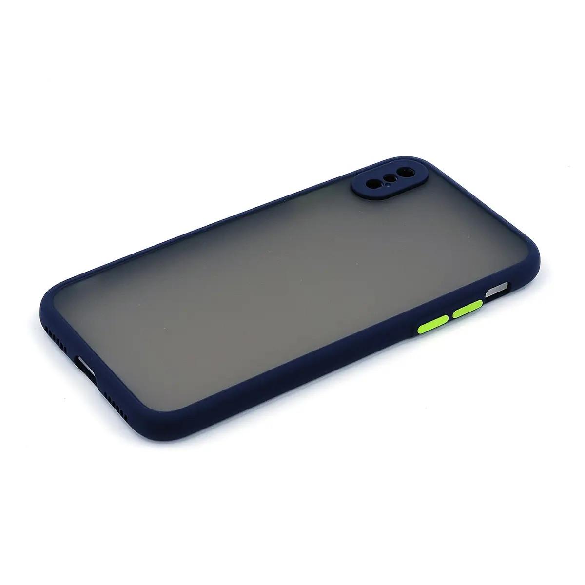Силиконовый Чехол Накладка Avenger Totu Series Separate Camera Для iPhone Xs Max Navy Blue Силиконовый Чехол Накладка Avenger Totu Series Separate Camera Для iPhone Xs Max Navy Blue