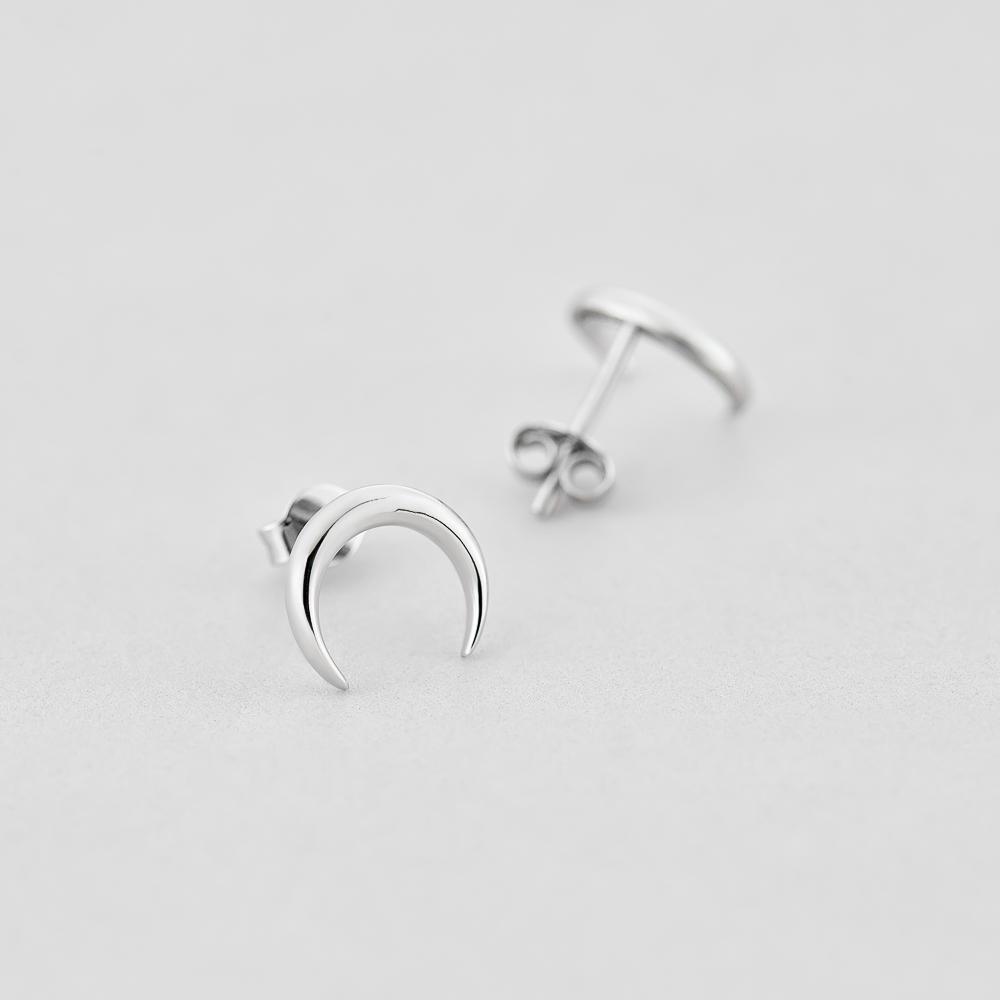 Золотые серьги Луна (ЗВС-167б) Золотые серьги Луна (ЗВС-167б)