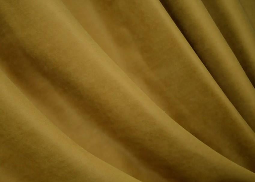 Тканина для штор нубук Темно-золотистий (1521ш)