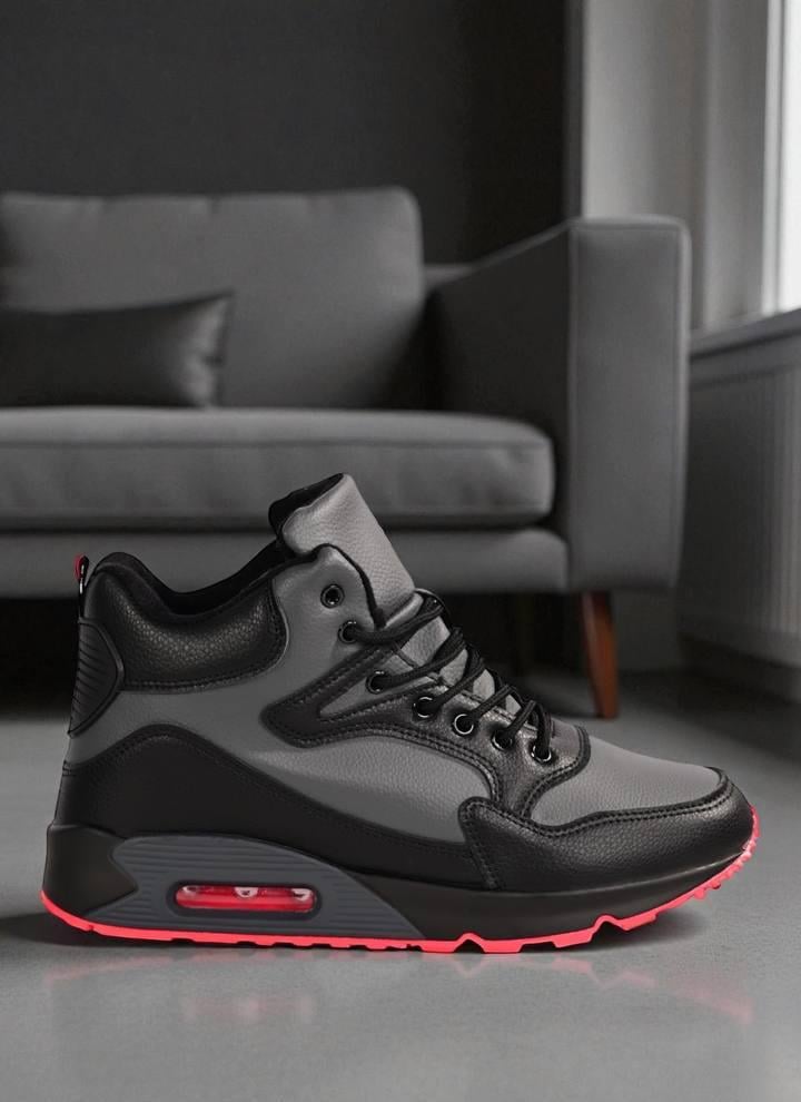 Черевики чоловічі KMB A802-7L зимові р. 45 Сірий (30155745) - фото 3