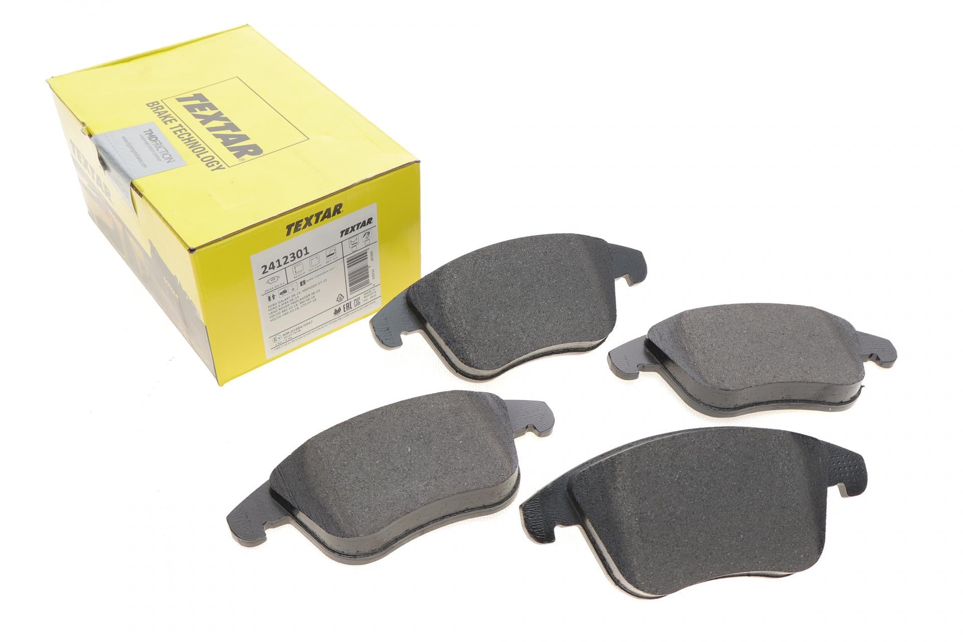 Колодки тормозные передние TEXTAR Land Rover Freelander/Ford Mondeo IV 1.8-2.5 07- Teves Q+ (2412301 TEXTAR) Колодки тормозные передние TEXTAR Land Rover Freelander/Ford Mondeo IV 1.8-2.5 07- Teves Q+ (2412301 TEXTAR)
