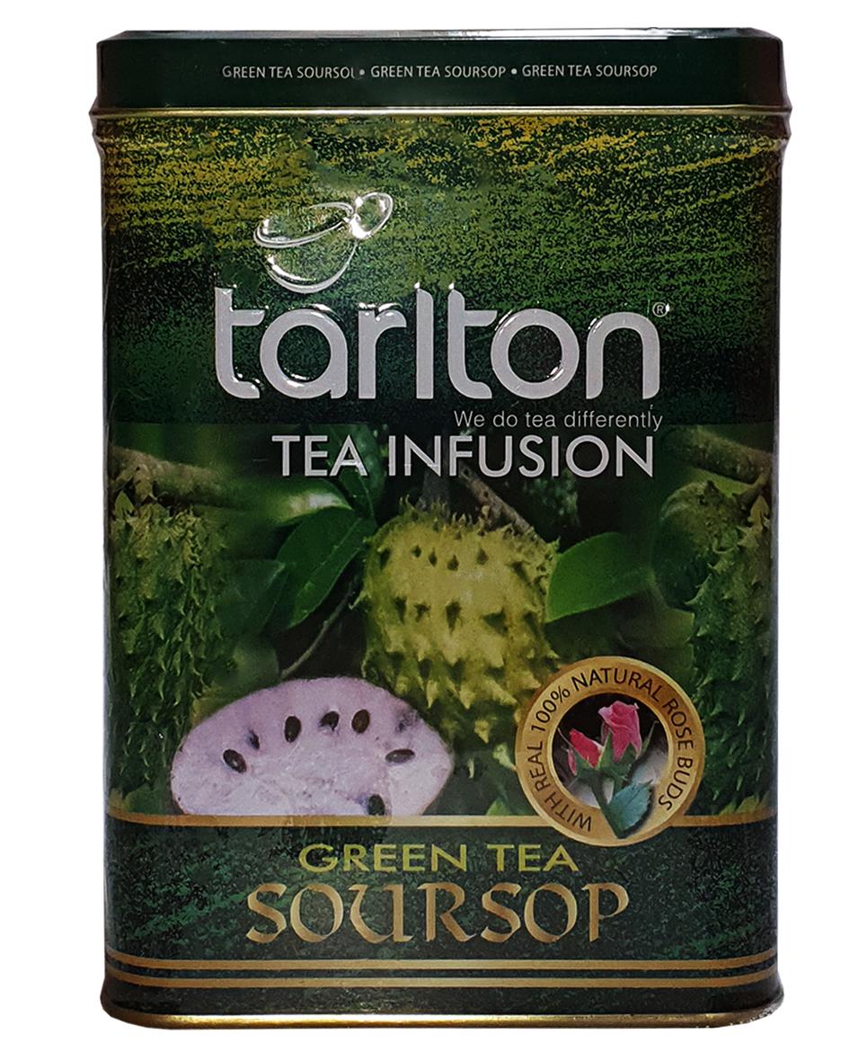 Чай зеленый с саусепом Tarlton Green tea Soursop 250 г (52185)