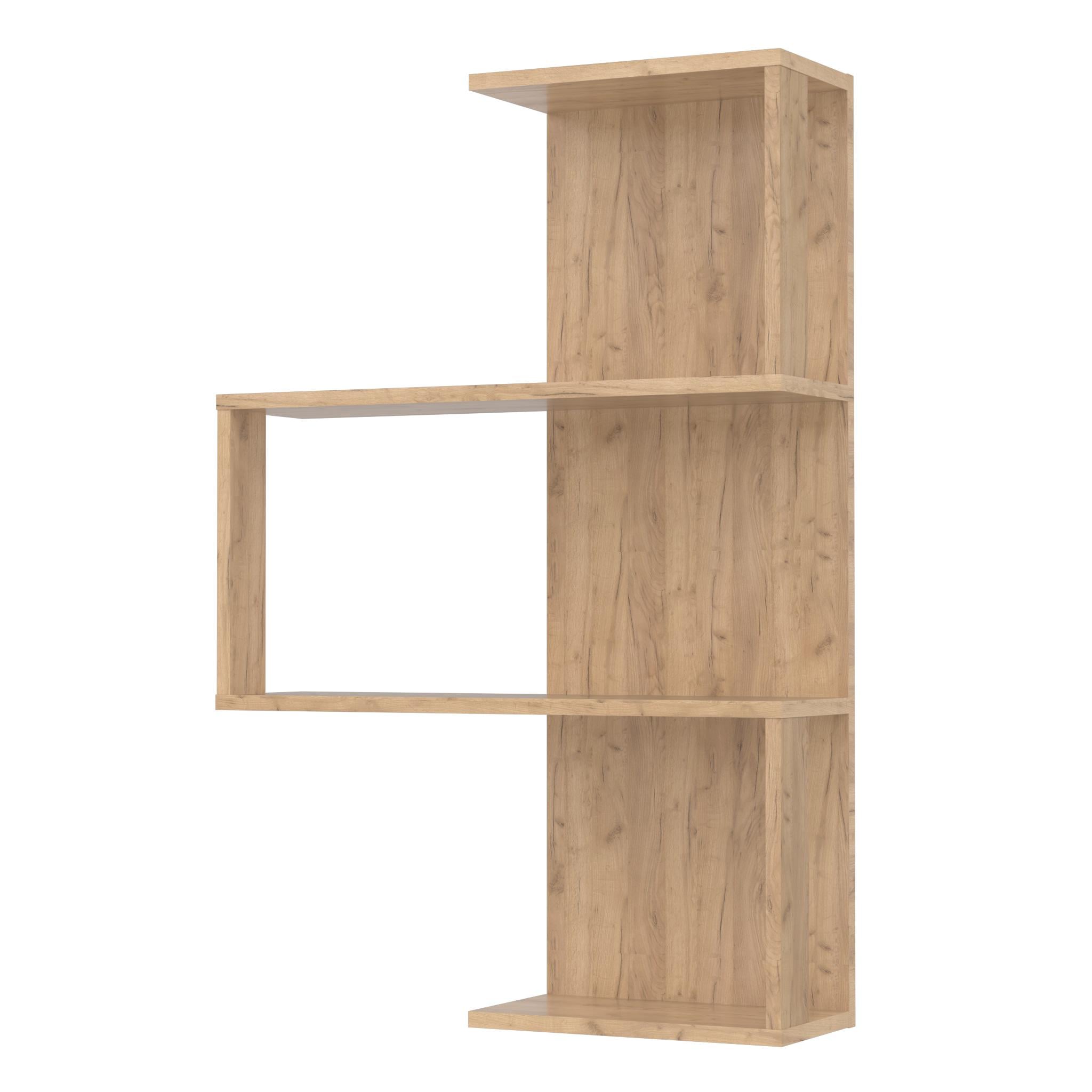 Полиця настінна MEBLIBUD STYLE відкрита Дуб крафт золотий Полиця настінна MEBLIBUD STYLE відкрита Дуб крафт золотий