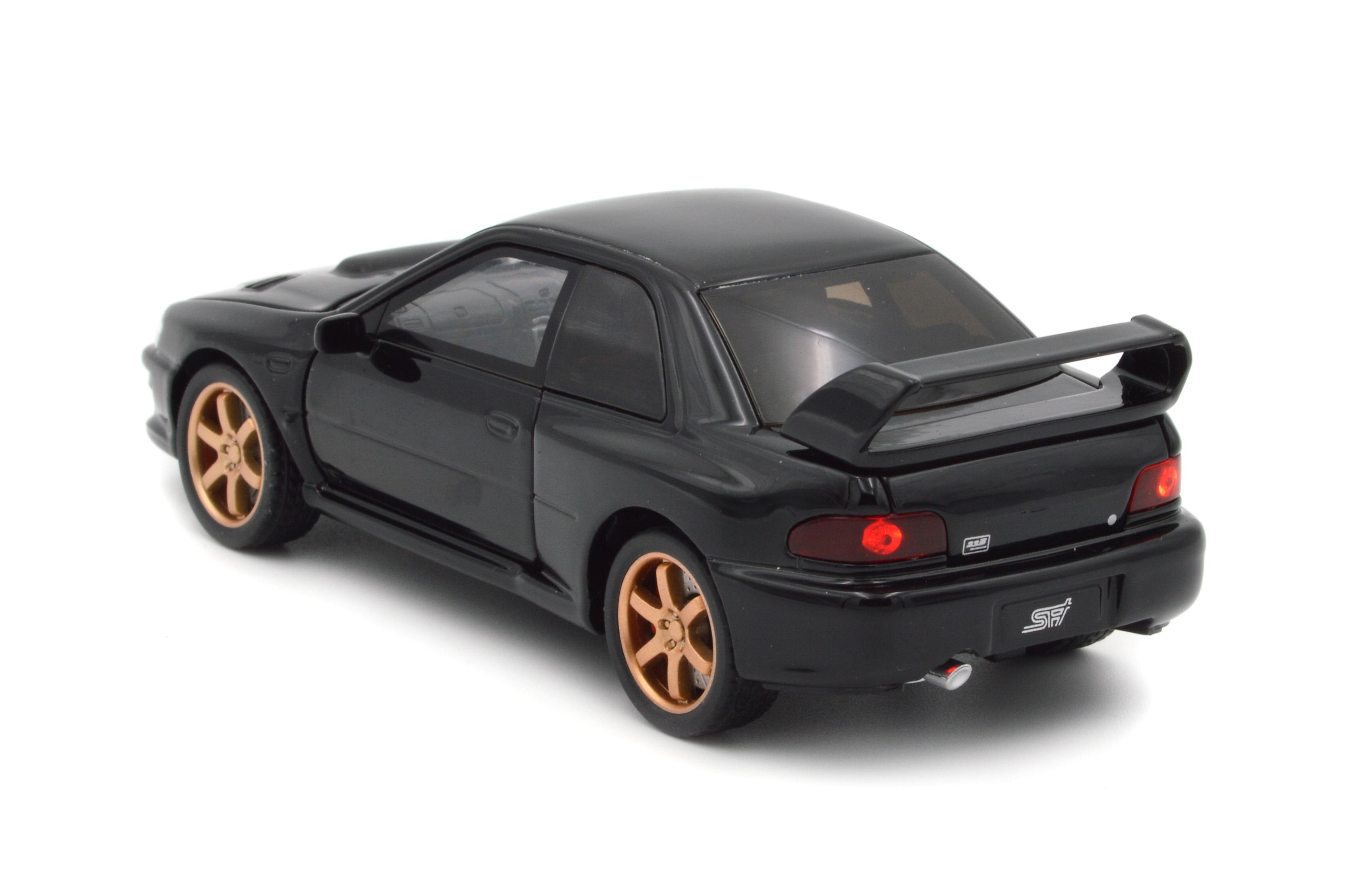 Іграшкова машинка металева Subaru Impreza WRX STI 1:32 світло/звук/інерція/відкриваються двері (30718B) - фото 3