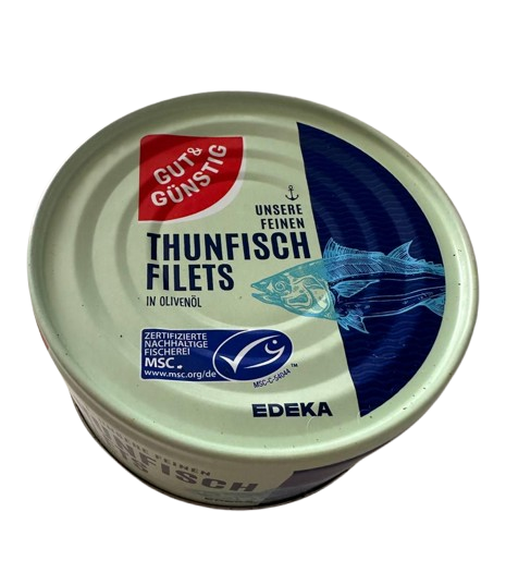 Тунец EDEKA Thunfisch Filets in Olivenol в оливковом масле 185 г (21060446)