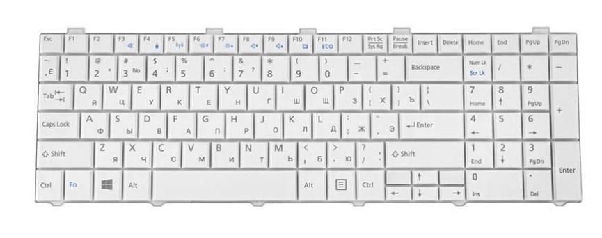 Клавиатура для ноутбука Fujitsu-Siemens LifeBook A531 (184097)