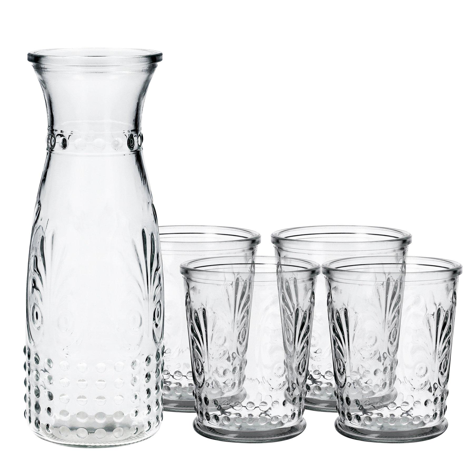 Набор графин и 4 стакана Homla LORENS 1 л Прозрачный (164276)
