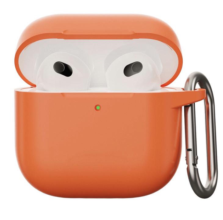 Чехол для наушников Silicone Case for AirPods 4 Orange
