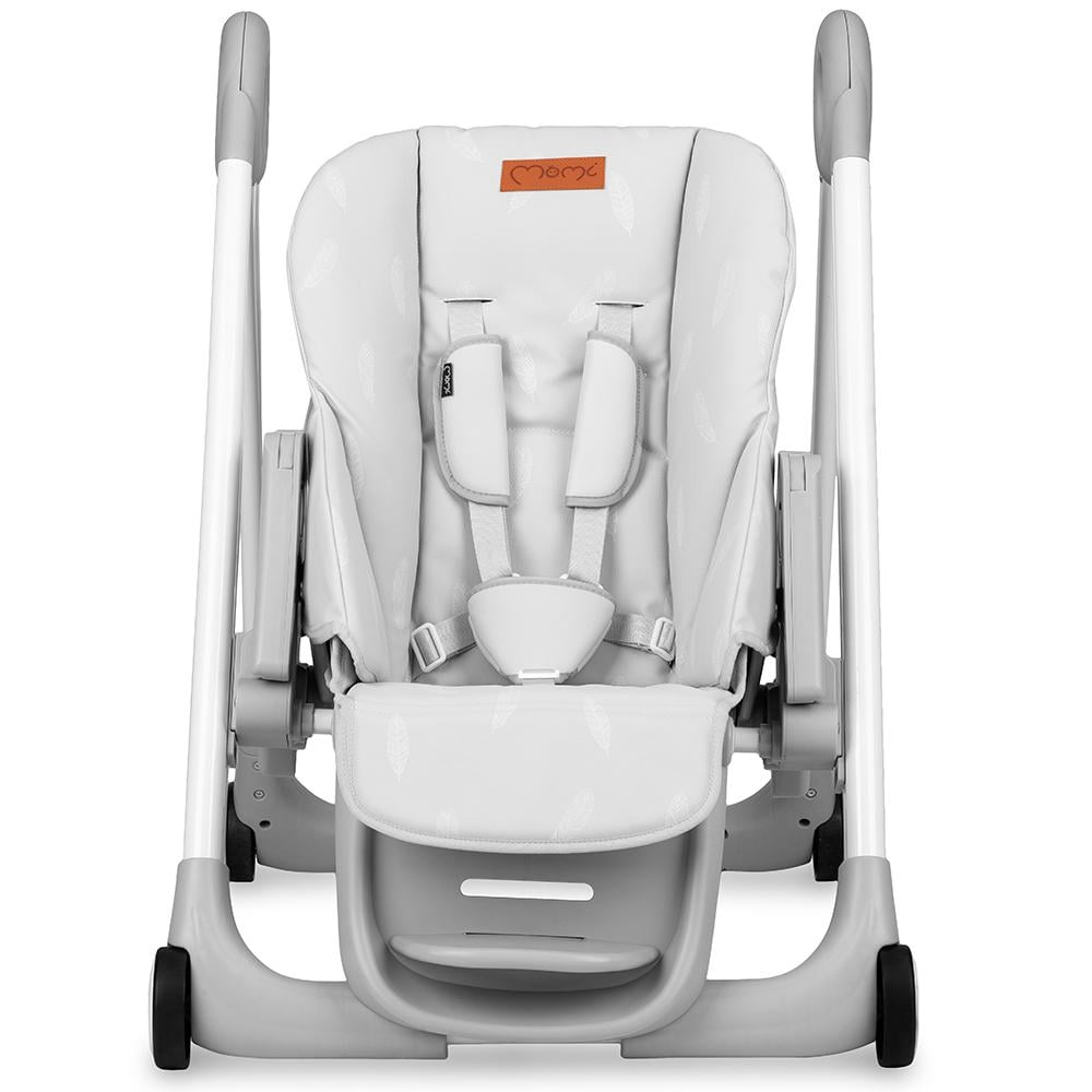 Стульчик для кормления MoMi LUXURIA Light Grey - фото 3