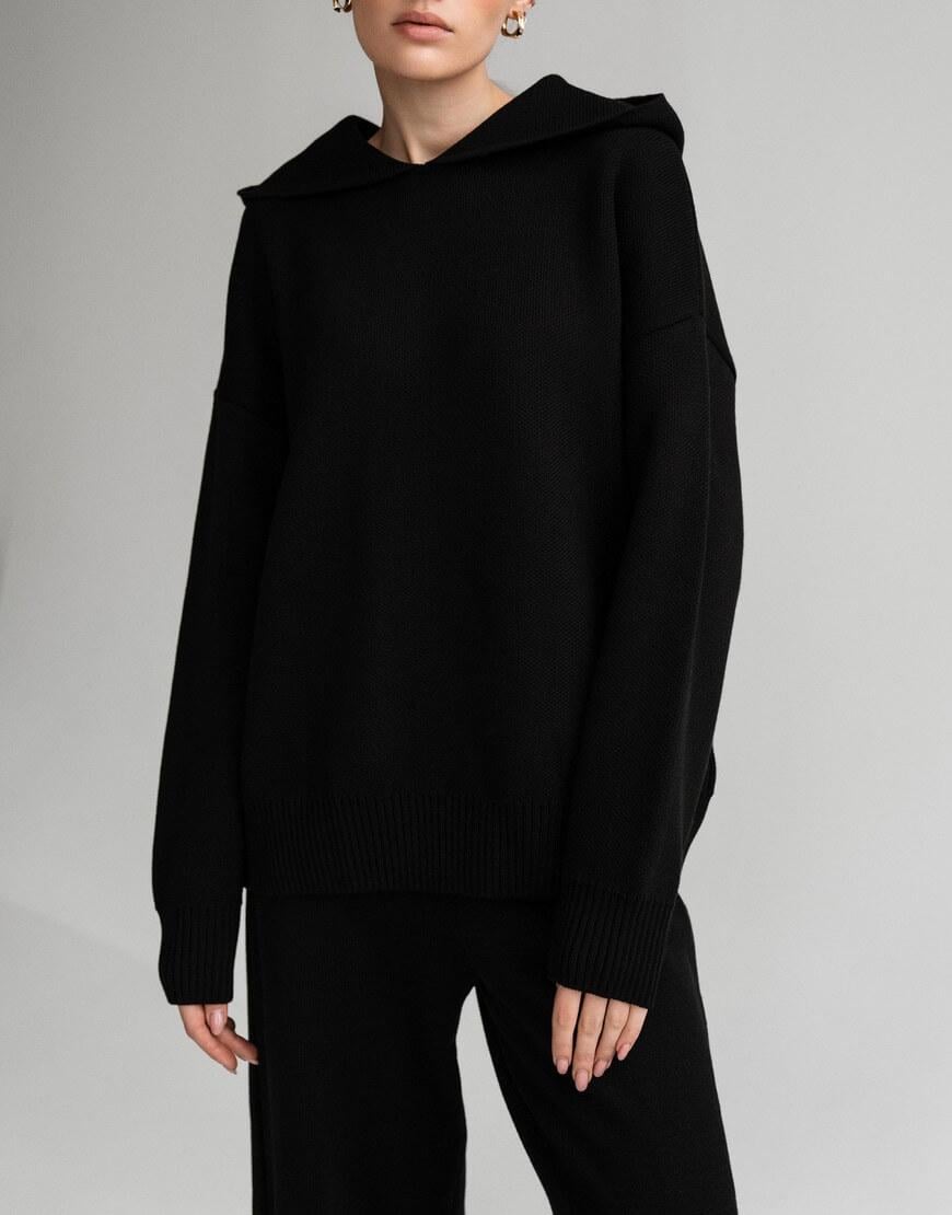 Худі Saona жіночий J.D.WOOL чорний XS-S Худі Saona жіночий J.D.WOOL чорний XS-S