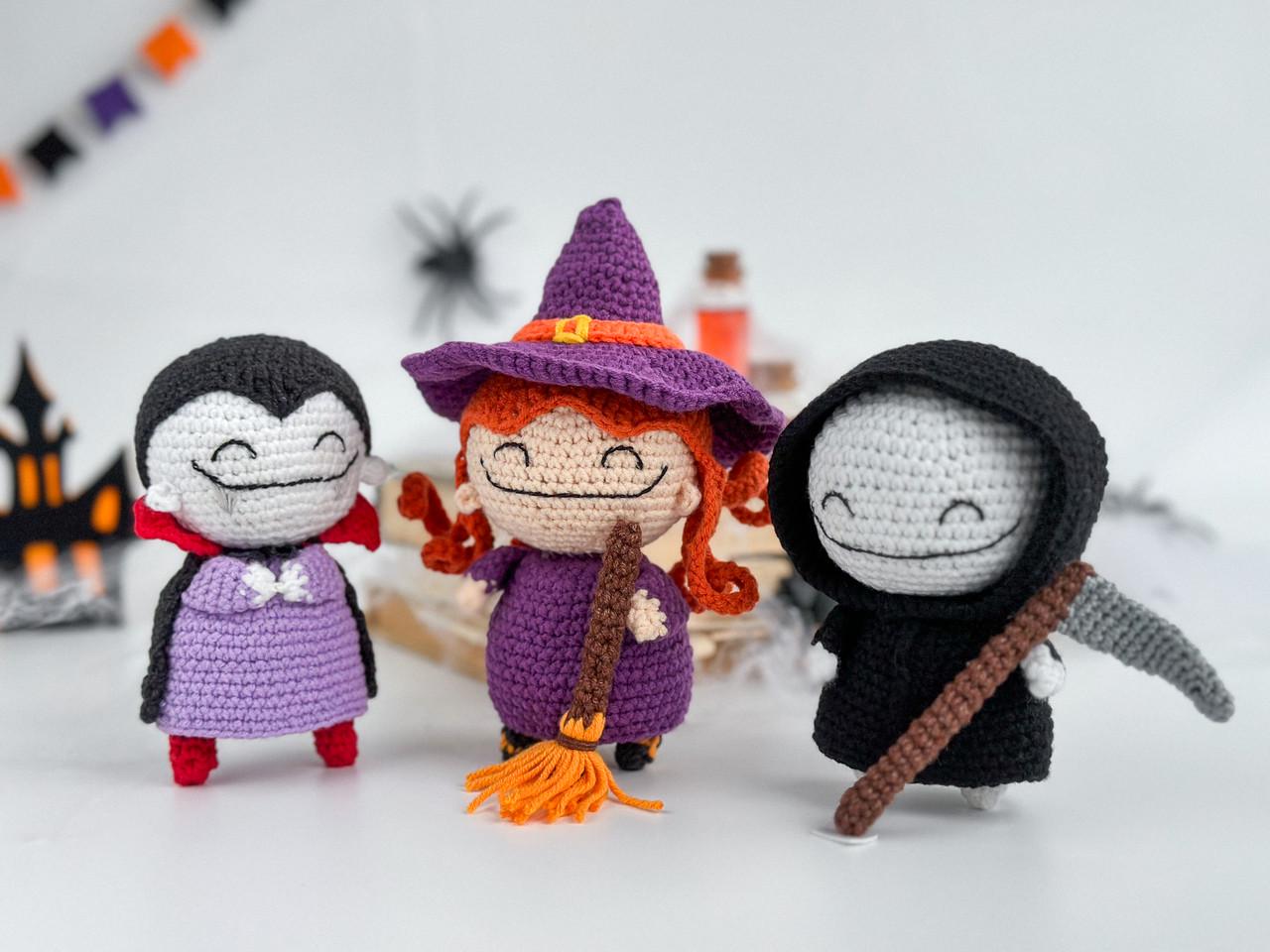 Кукла вязаная Дракула ручной работы декор (29528496) - фото 6 Кукла вязаная Дракула ручной работы декор (29528496) - фото 6