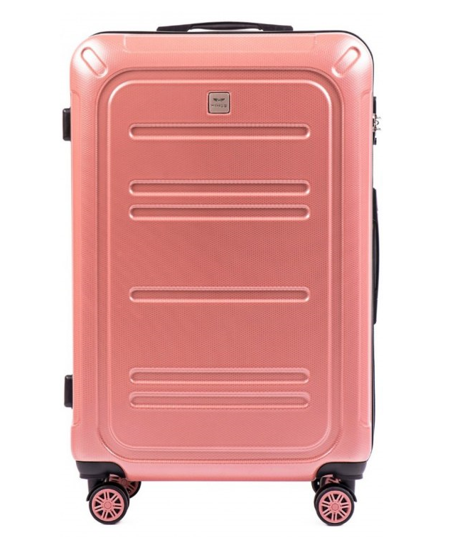 Чемодан Wings PC175 поликарбонат большой 83 л на 4 сдвоенных колесах Розовый Чемодан Wings PC175 поликарбонат большой 83 л на 4 сдвоенных колесах Розовый