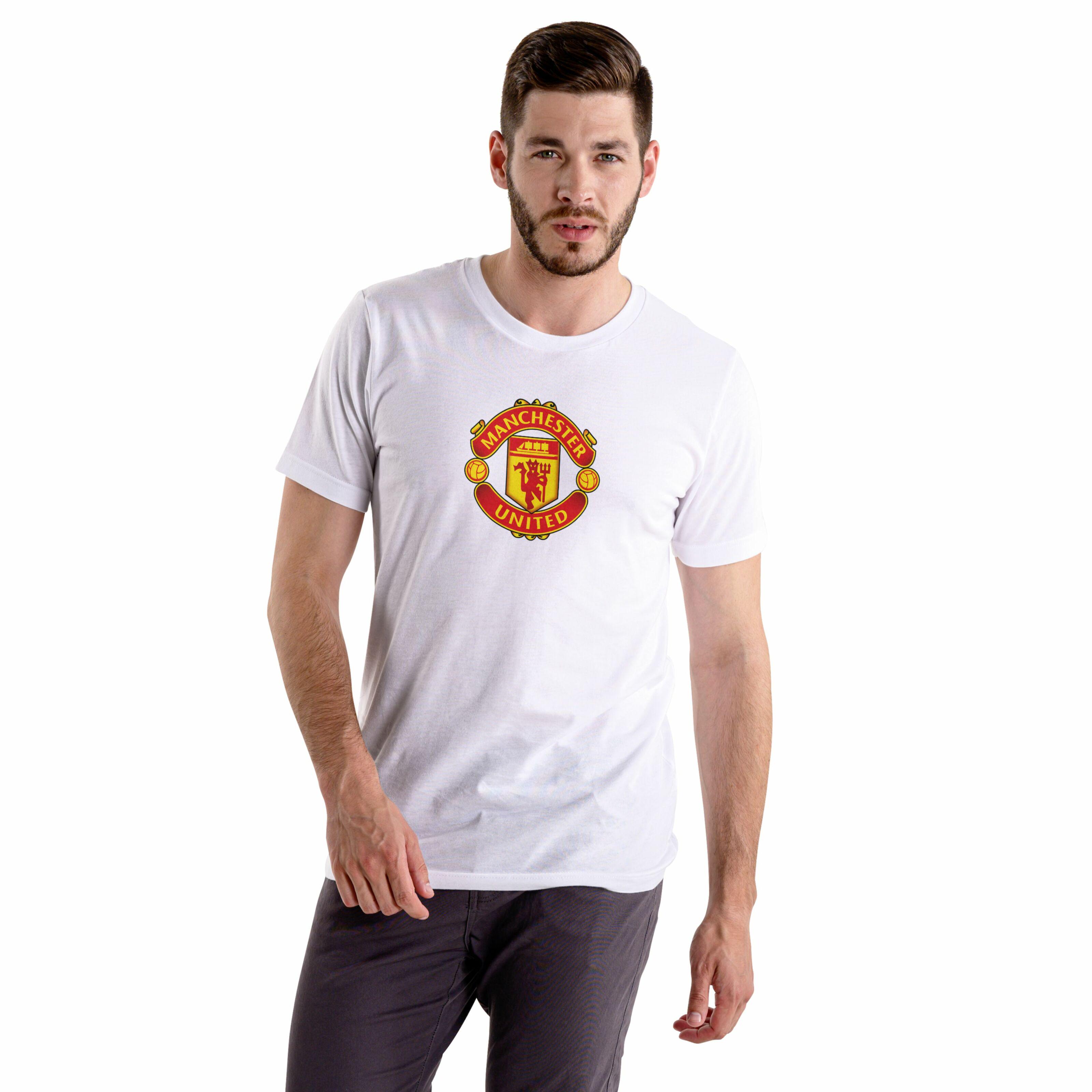 Футболка чоловіча з принтом "Manchester United" 2XL Білий (FTBLKCHBRMBL909) - фото 1