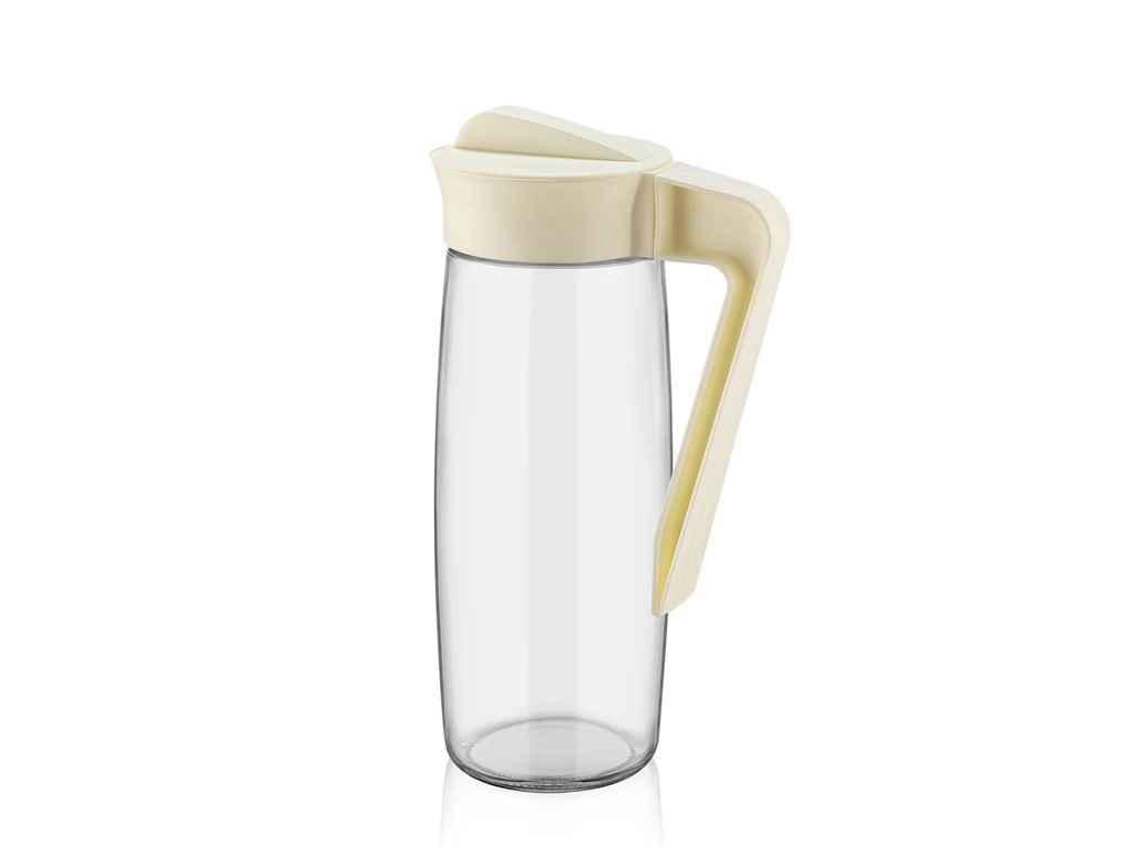 Глечик скляний QLUX Karefe C-00242 1,6 л овальний (846670)