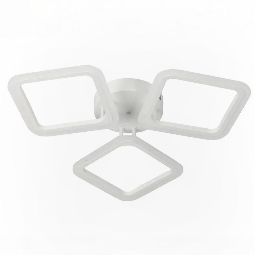 Люстра світлодіодна Valeso 66W з квадратними плафонами 3000-6500K Білий (G 2929/3BIG WT) - фото 2 Люстра світлодіодна Valeso 66W з квадратними плафонами 3000-6500K Білий (G 2929/3BIG WT) - фото 2