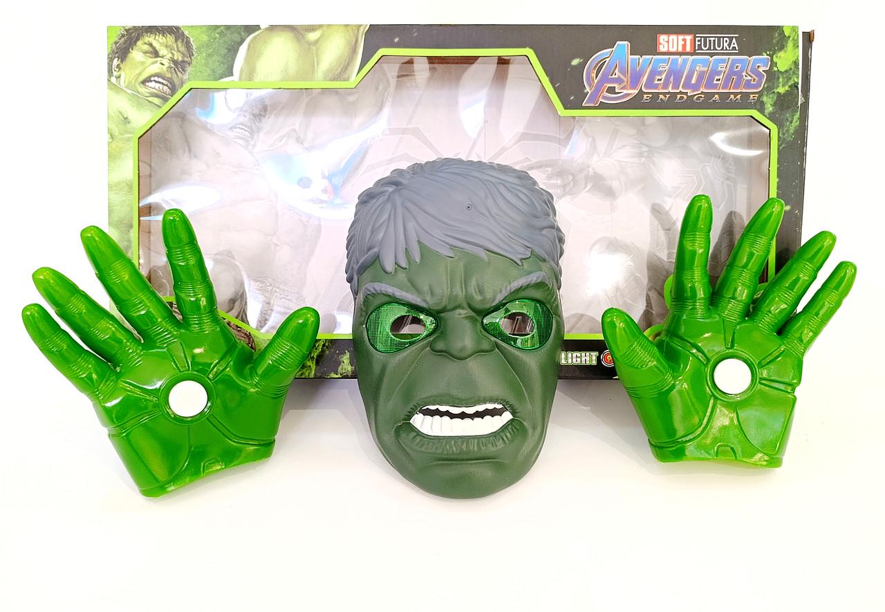 Набор Халка маска и перчатки 47х24х7 см - фото 4 Набор Халка маска и перчатки 47х24х7 см - фото 4