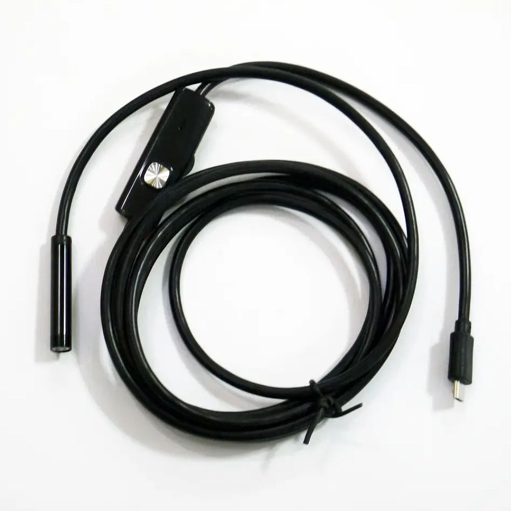 Камера ендоскоп для Android і PC USB з вологозахистом/підсвічуванням 2 м (3045)