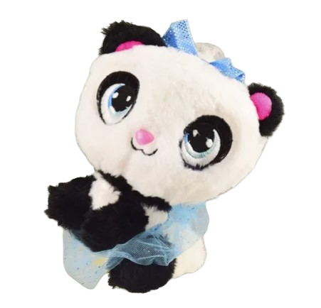 Мягкая игрушка A-Toys Shimmer Stars Укрась Панду 18 см в наборе аксессуары (2020)