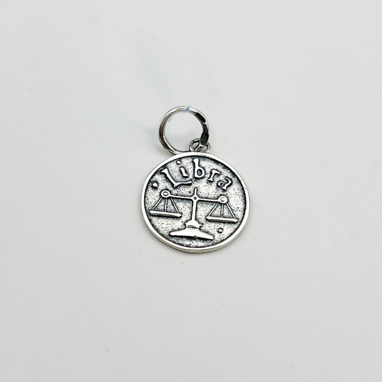 Амулет серебряный знак зодиака Весы 1,58 г (2468108368)