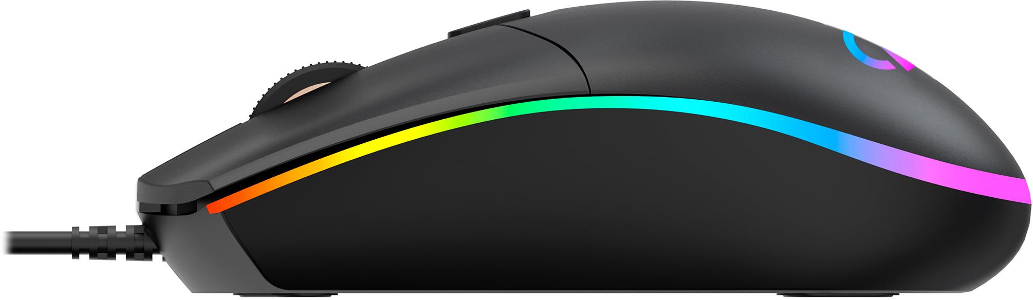 Компьютерная мышка проводная GamePro GM152 с подсветкой Black (26449072) - фото 3 Компьютерная мышка проводная GamePro GM152 с подсветкой Black (26449072) - фото 3