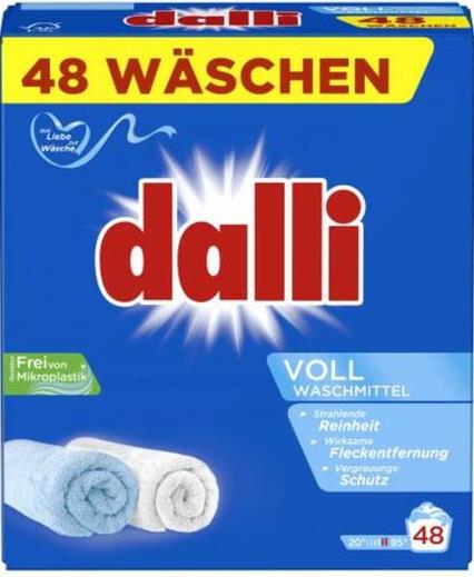 Стиральный порошок Dalli Vollwaschmittel 48 циклов стирки 3,12 кг