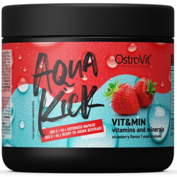 Мультивітамінний комплекс OstroVit Aqua Kick Vit&Min 300 г Strawberry (00000037301)