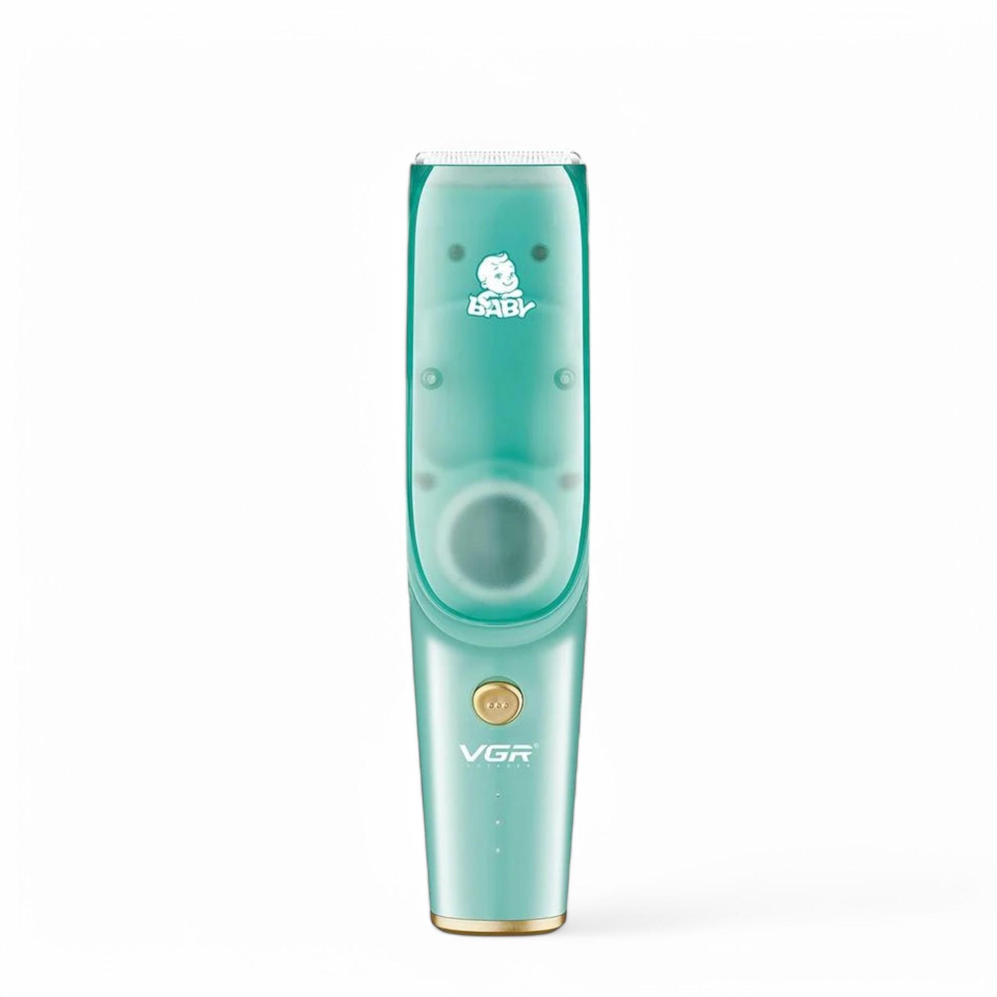 Машинка для стрижки волосся дитяча VGR Baby V-151 безшумна з керамічними лезами IPX7 водостійка Blue (М_V-151Blue)