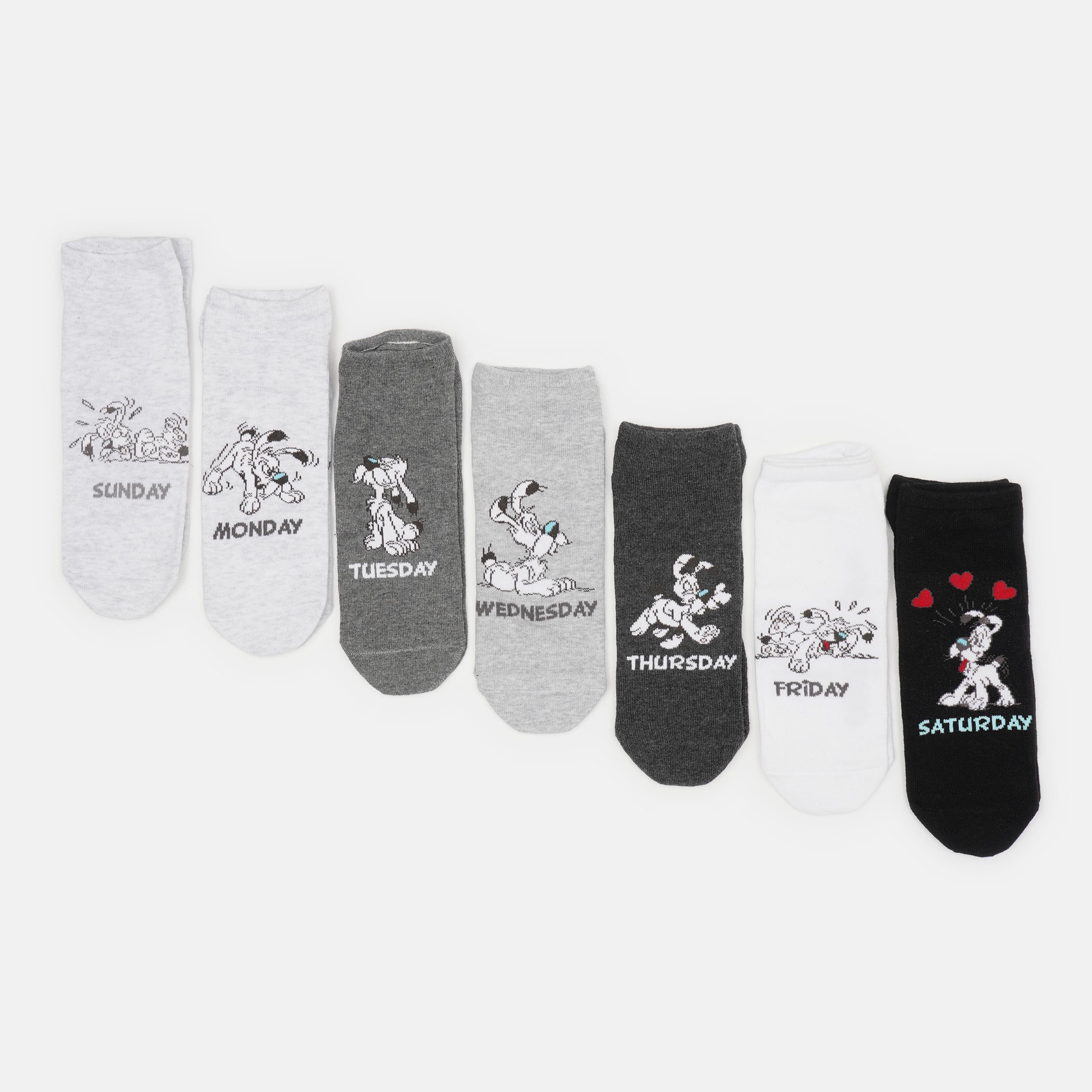 Шкарпетки C&A 7 пар р. 39-42 Сірий/Білий (224223252)