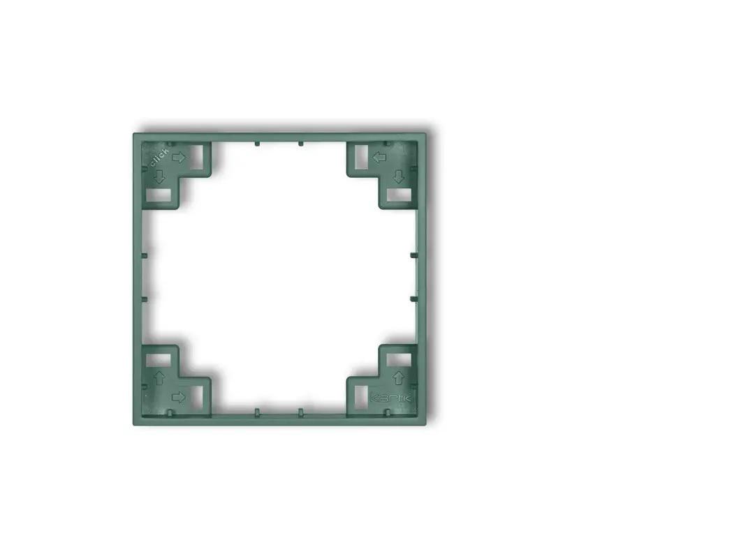 Рамка промежуточная Karlik Mini для розетки выключателя одноместная Зеленый (51MRP-1)