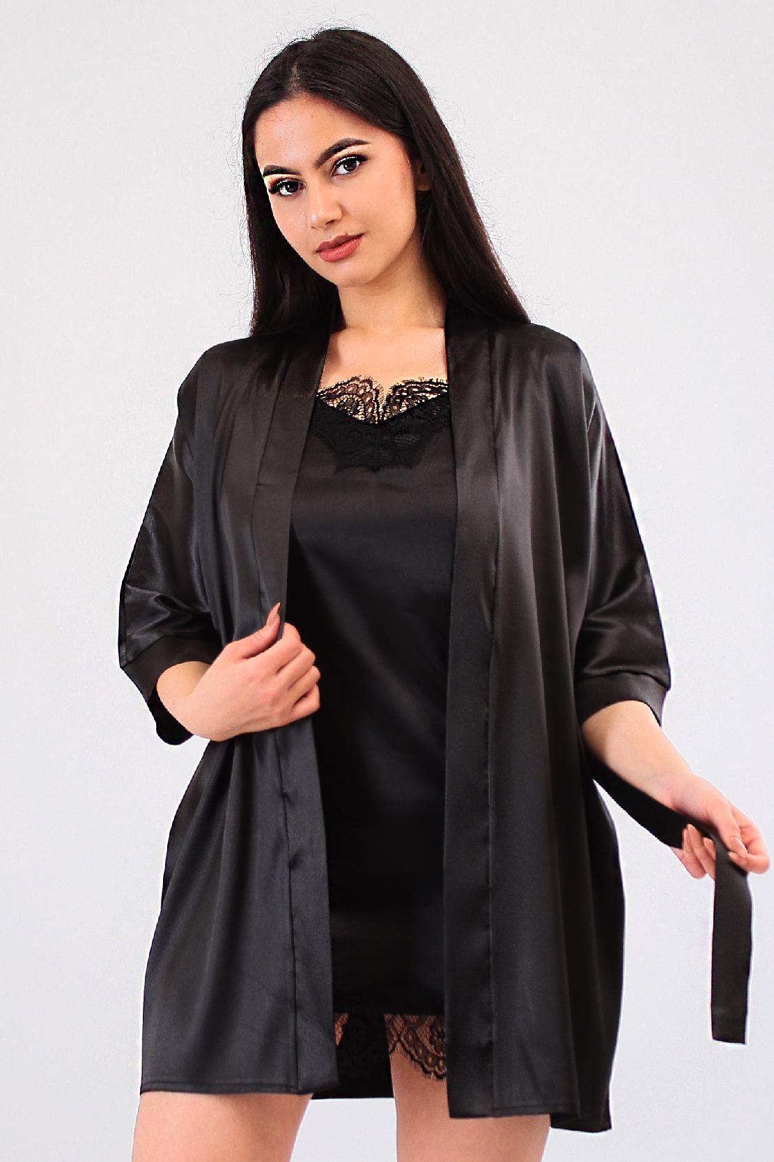 Домашній костюм Ghazel 17111-р. 56 Ліана р. 46 Чорний (5641446)